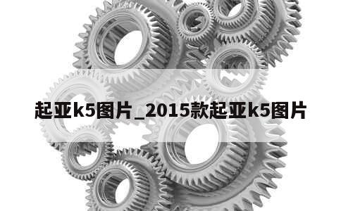 起亚k5图片_2015款起亚k5图片 第1张