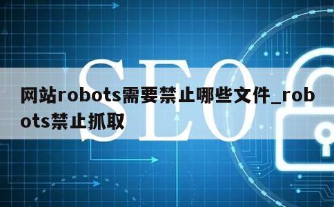 网站robots需要禁止哪些文件_robots禁止抓取 第1张