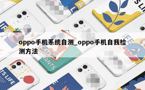 oppo手机系统自测_oppo手机自我检测方法 第1张