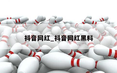 抖音网红_抖音网红黑料 第1张