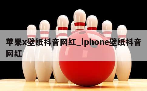 苹果x壁纸抖音网红_iphone壁纸抖音网红 第1张