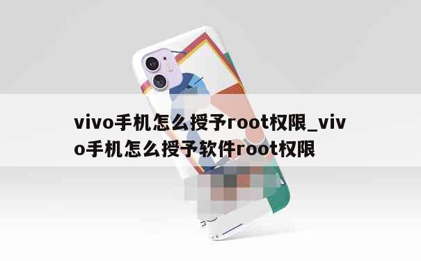 vivo手机怎么授予root权限_vivo手机怎么授予软件root权限 第1张