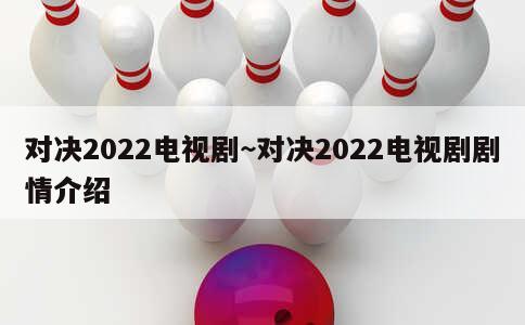 对决2022电视剧~对决2022电视剧剧情介绍 第1张