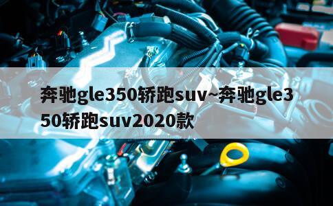 奔驰gle350轿跑suv~奔驰gle350轿跑suv2020款 第1张