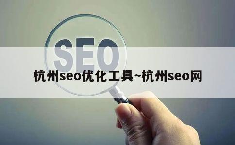 杭州seo优化工具~杭州seo网 第1张