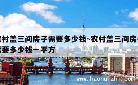 农村盖三间房子需要多少钱~农村盖三间房子需要多少钱一平方 第1张