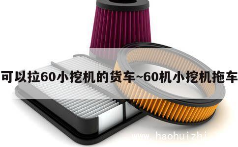 可以拉60小挖机的货车~60机小挖机拖车 第1张