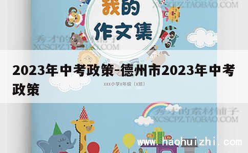 2023年中考政策-德州市2023年中考政策 第1张