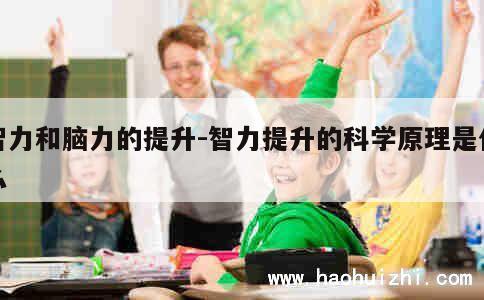 智力和脑力的提升-智力提升的科学原理是什么 第1张