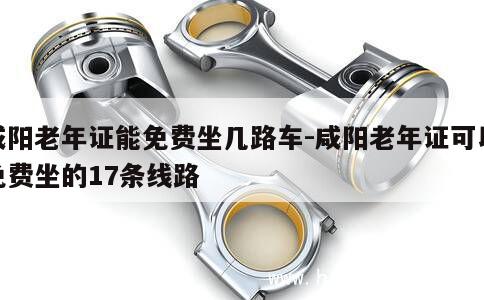 咸阳老年证能免费坐几路车-咸阳老年证可以免费坐的17条线路 第1张