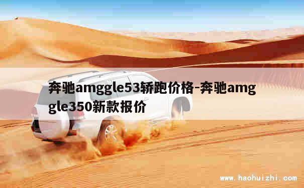 奔驰amggle53轿跑价格-奔驰amggle350新款报价 第1张