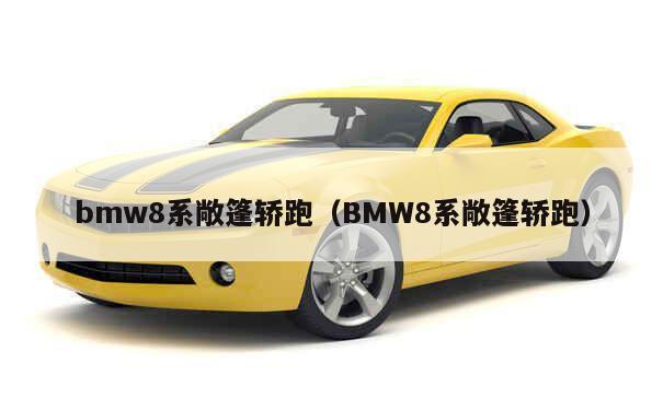 bmw8系敞篷轿跑（BMW8系敞篷轿跑） 第1张