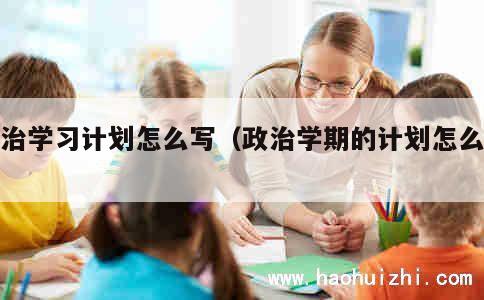 政治学习计划怎么写（政治学期的计划怎么写） 第1张