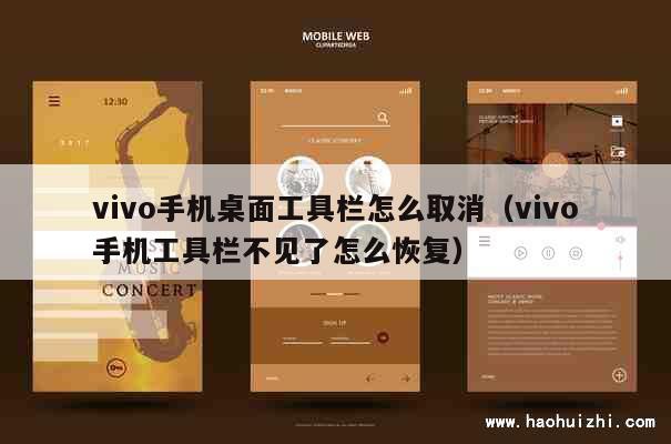 vivo手机桌面工具栏怎么取消（vivo手机工具栏不见了怎么恢复） 第1张