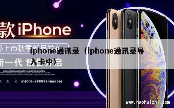 iphone通讯录（iphone通讯录导入卡中） 第1张