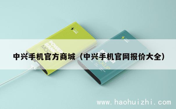 中兴手机官方商城（中兴手机官网报价大全） 第1张