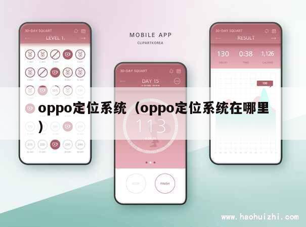 oppo定位系统（oppo定位系统在哪里） 第1张