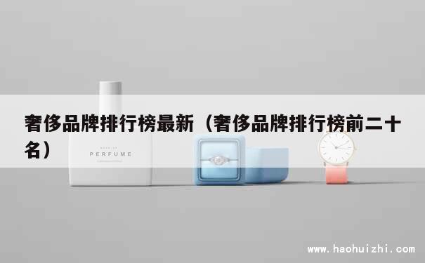 奢侈品牌排行榜最新（奢侈品牌排行榜前二十名） 第1张