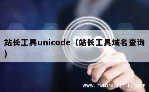 站长工具unicode（站长工具域名查询） 第1张