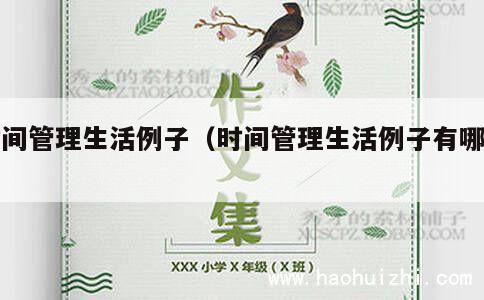 时间管理生活例子（时间管理生活例子有哪些） 第1张