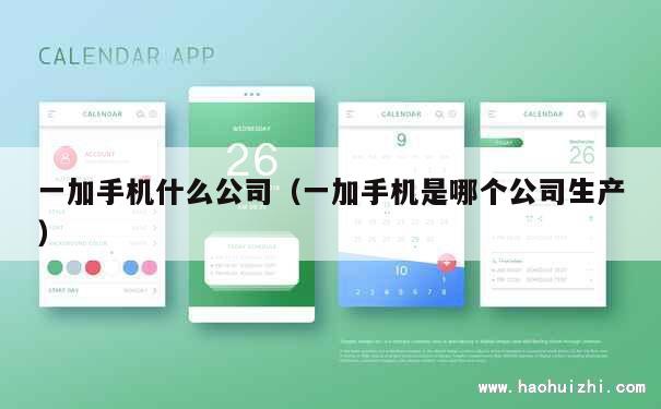 一加手机什么公司（一加手机是哪个公司生产） 第1张