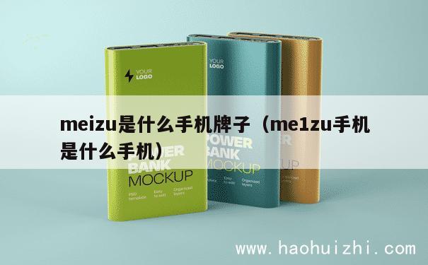 meizu是什么手机牌子（me1zu手机是什么手机） 第1张