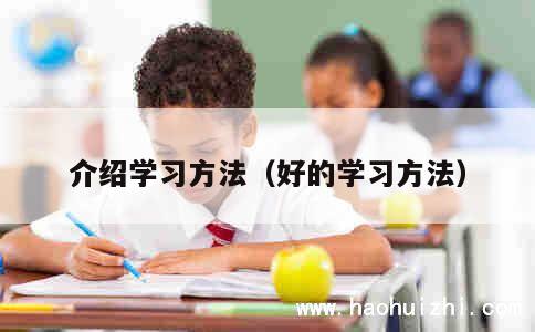 介绍学习方法（好的学习方法） 第1张