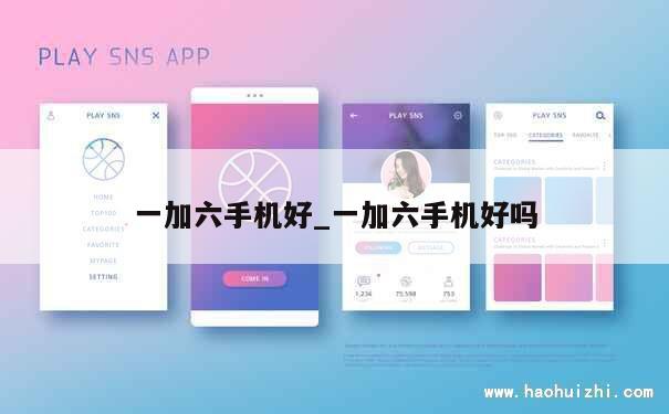 一加六手机好_一加六手机好吗 第1张