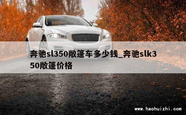 奔驰sl350敞篷车多少钱_奔驰slk350敞篷价格 第1张