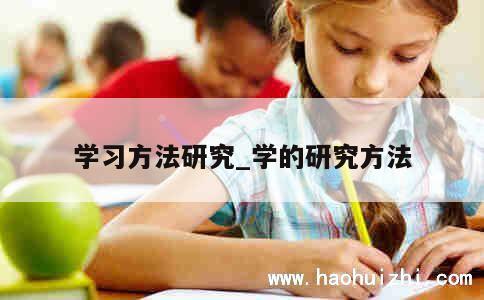 学习方法研究_学的研究方法 第1张