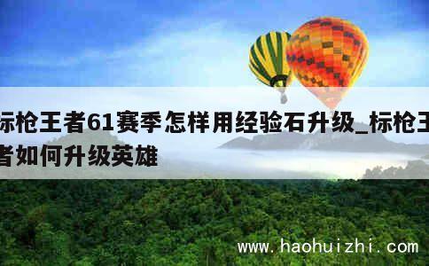 标枪王者61赛季怎样用经验石升级_标枪王者如何升级英雄 第1张