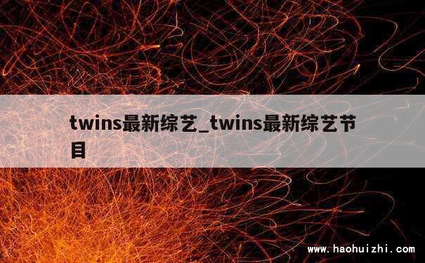 twins最新综艺_twins最新综艺节目 第1张