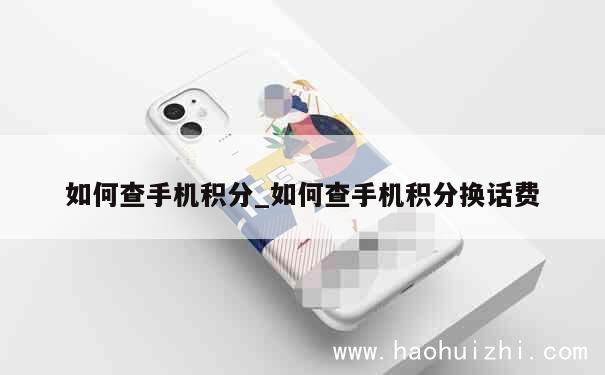 如何查手机积分_如何查手机积分换话费 第1张