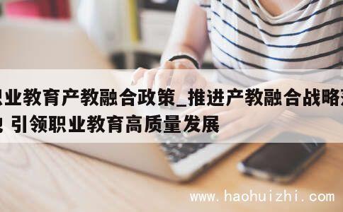 职业教育产教融合政策_推进产教融合战略落地 引领职业教育高质量发展 第1张