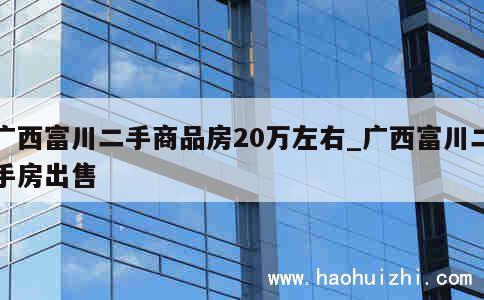 广西富川二手商品房20万左右_广西富川二手房出售 第1张