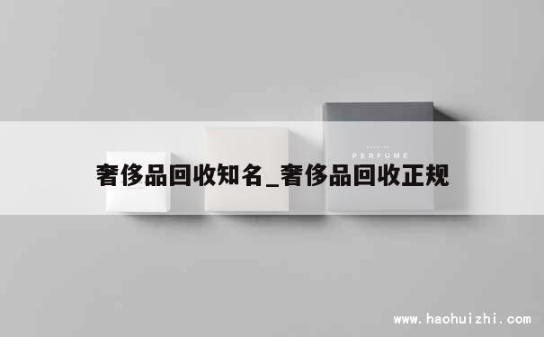 奢侈品回收知名_奢侈品回收正规 第1张