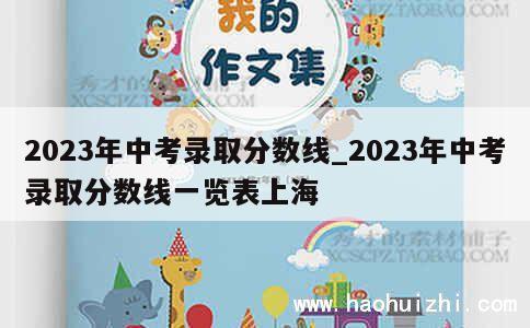 2023年中考录取分数线_2023年中考录取分数线一览表上海 第1张