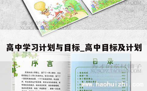 高中学习计划与目标_高中目标及计划 第1张