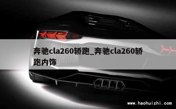 奔驰cla260轿跑_奔驰cla260轿跑内饰 第1张