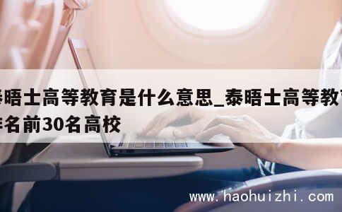 泰晤士高等教育是什么意思_泰晤士高等教育排名前30名高校 第1张