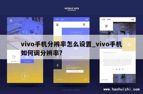 vivo手机分辨率怎么设置_vivo手机如何调分辨率? 第1张