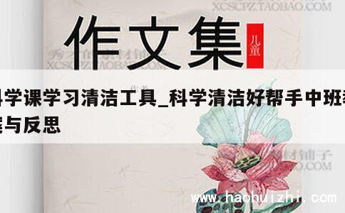 科学课学习清洁工具_科学清洁好帮手中班教案与反思 第1张