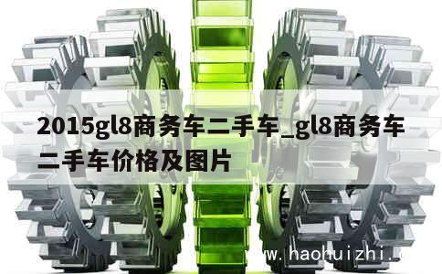 2015gl8商务车二手车_gl8商务车二手车价格及图片 第1张