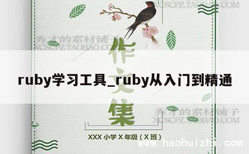 ruby学习工具_ruby从入门到精通