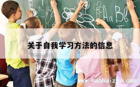 关于自我学习方法的信息 第1张