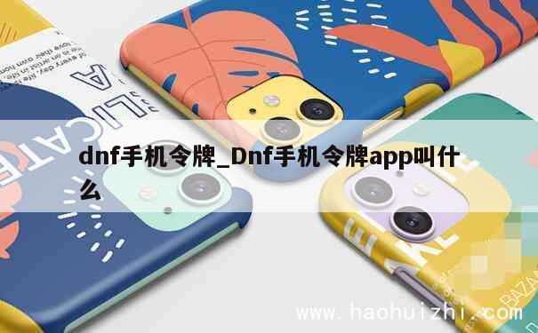 dnf手机令牌_Dnf手机令牌app叫什么