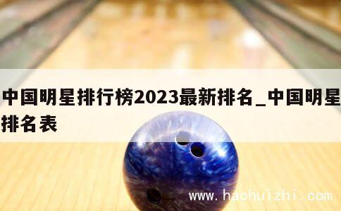 中国明星排行榜2023最新排名_中国明星排名表