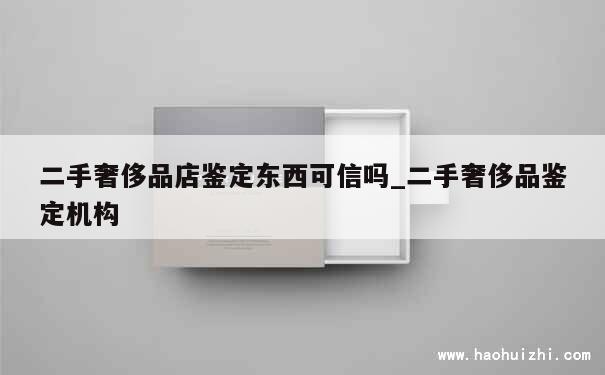 二手奢侈品店鉴定东西可信吗_二手奢侈品鉴定机构