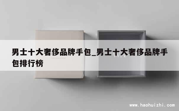 男士十大奢侈品牌手包_男士十大奢侈品牌手包排行榜