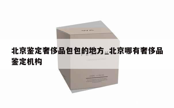 北京鉴定奢侈品包包的地方_北京哪有奢侈品鉴定机构